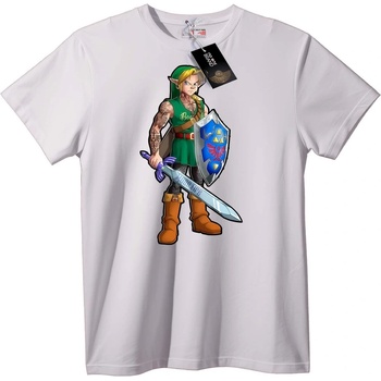 NOONEBRAND Тениска с Линк от The Legend of Zelda - 7XL, Black