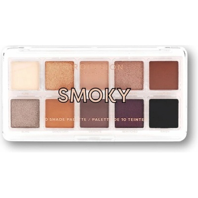 Profusion Cosmetics Smoky 10 Shade Multi-Finish Eyeshadow Palette