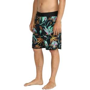 Volcom Бански гащета Volcom Infuse Scallop Mod 19´´ swimming shorts - Black (Black Green)