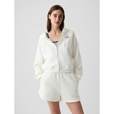GAP Скъсен суитшърт с качулка GAP GAP | Byal | ЖЕНИ | L