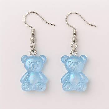 HARAHU Обеци cb-38725 - Сини kp38725 (cb-38725)