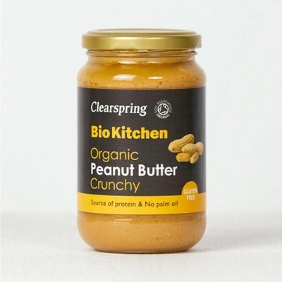 Clearspring Arašidové maslo chrumkavé BIO 350 g