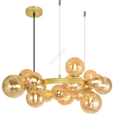 Brilagi - LED Пендел MILLA 15xG9/3W/230V златист (BG1833)