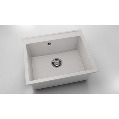 FAT Мивка Vanguard 227, Fat Granite, 1001 бял, с включен сифон