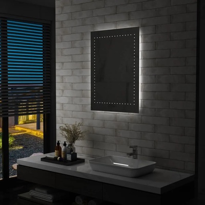 vidaXL LED стенно огледало за баня 60x80 см (144712)
