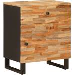 vidaXL Леглов шкаф Кафяво 50 x 33 x 60 см Солидно мангово дърво (4018304)