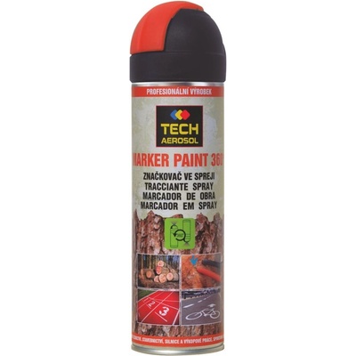 TECH MARKER 360 500ml červená