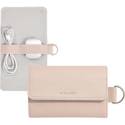 Stackers Калъф за зарядни и слушалки Stackers Compact розов (75776)