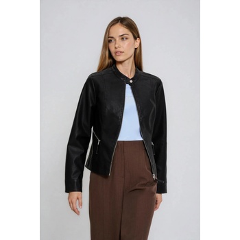 Moodo Черно яке от изкуствена кожа Moodo Moodo | Cheren | ЖЕНИ | 38