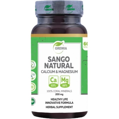 Grewia Sangro Natural | Calcium & Magnesium [60 капсули]
