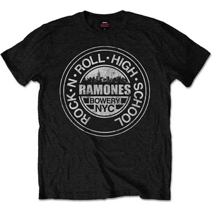 Ramones Rock 'n Roll High School, Bowery, NYC Black XL Риза (RATS13MB04)