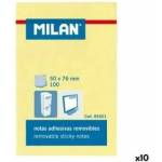 MILAN Sticky Notes Milan 56 x 76 mm Yellow 10Units