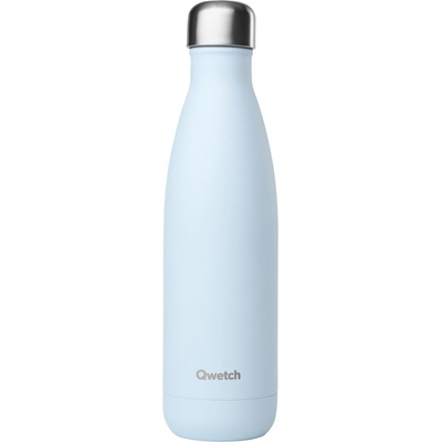 Qwetch ORIGINALS izolovaná lahev 500 ml Pastelově modrá