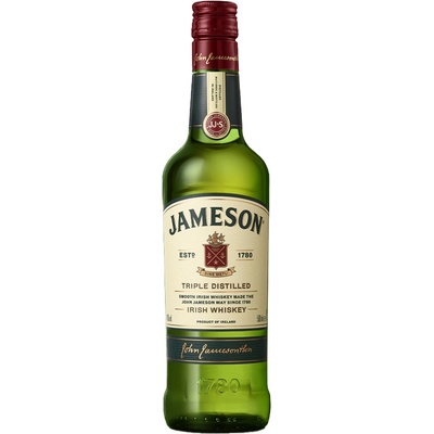 JAMESON IRSKÁ WHISKY 40% 0,7 l (holá láhev) – Hledejceny.cz