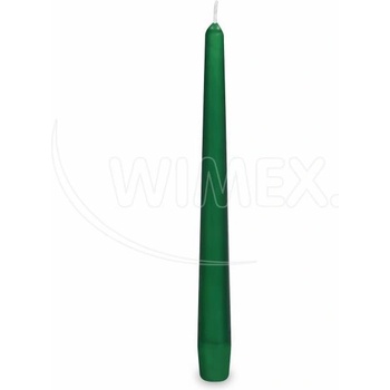 Image 1 of Wimex WIMEX s. r. o. Конична свещ тъмнозелена Ø23 x 245 мм [10 бр. ]