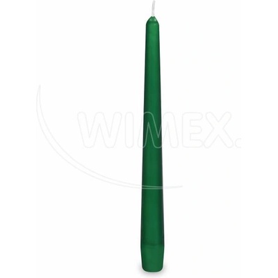 Wimex WIMEX s. r. o. Конична свещ тъмнозелена Ø23 x 245 мм [10 бр. ]