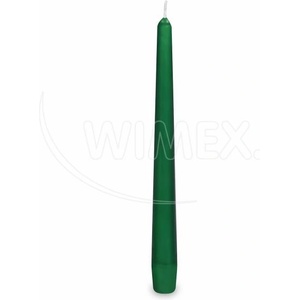 Wimex WIMEX s. r. o. Конична свещ тъмнозелена Ø23 x 245 мм [10 бр. ]