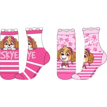 Paw Patrol 52341939 Dievčenské ponožky ružový prúžok