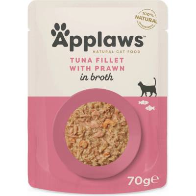 Applaws Cat tuňák a krevety 6 x 70 g