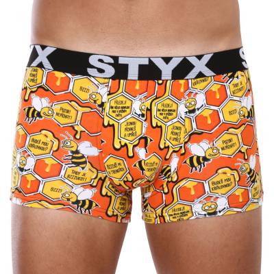 Styx Мъжки боксерки Styx art спортна гума пчелки Styx | Mnogotsveten | МЪЖЕ | XL