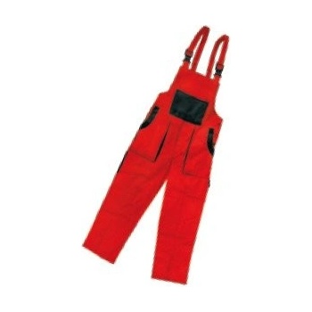 Canis CXS Luxy Robin monterkové kalhoty s laclem červeno-černé