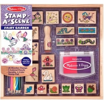 Image 1 of Melissa & Doug Тематичен комплект печати приказна градина (12424)