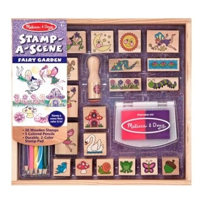 Melissa & Doug Тематичен комплект печати приказна градина (12424)