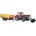 BRUDER Bruder Case IH Optum 300CVX модел трактор с кофа, с ремарке с бали (03198)
