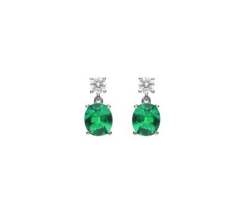 Diamonfire strieborné náušnice E6199