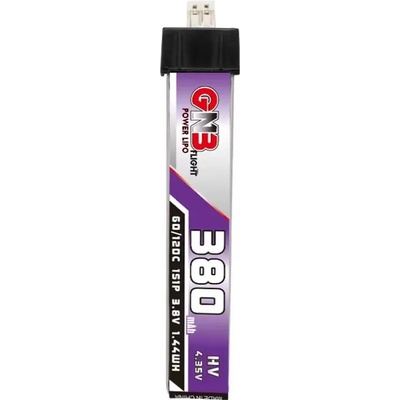 GNB GAONENG LiHV Battery 1S 3.8V 380mAh 60C PH2.0 Plastic Head