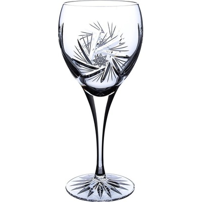 Onte Crystal Bohemia Crystal ručně broušené sklenice na červené víno Větrník 2 x 420 ml
