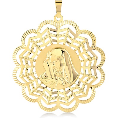 Lillian Vassago Zlatý přívěsek madonka LLV37 GP065