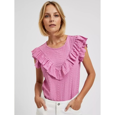 Moodo Розова блуза с волани Moodo Moodo | Rozov | ЖЕНИ | XS
