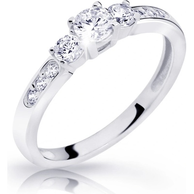 Cutie Jewellery Půvabný z bílého zlata se zirkony Z6806 2360 10 X 2