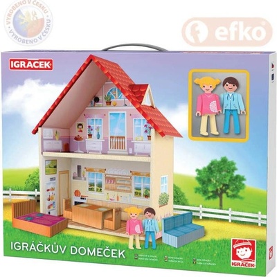 EFKO IGRÁČEK Igráčkův Domeček herní set se 2 figurkami