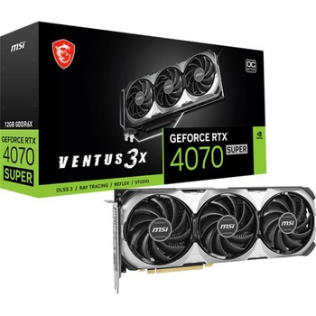 Image 1 of MSI GeForce RTX 4070 SUPER VENTUS 3X OC 12GB