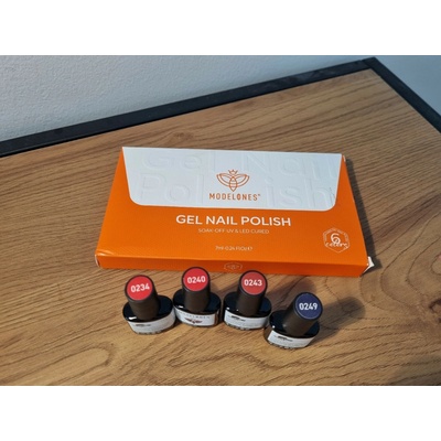 Modelones Gelový lak na nechty - 6 farieb NEKOMPLETNÉ BALENIE