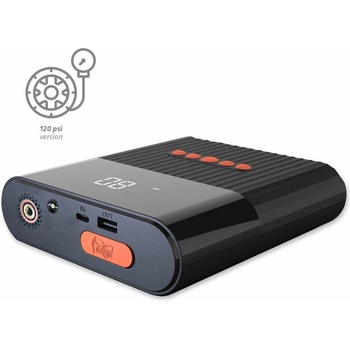 4smarts Качествена външна батерия 8800mAh, фенер, JumpStarter и компресор за автомобил - 4smarts Power Bank PitStop Plus 3in1 with Jump Starter and Compressor 8800mAh (черен) (456312)