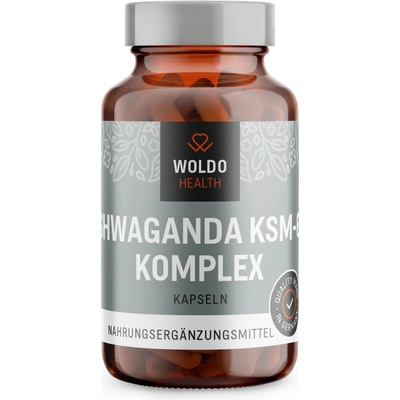 Woldo Health Ashwaganda KSM-66 komplex 90 kapslí