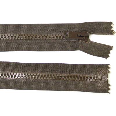 Kostěný zip no.5 rozepínací 85cm bundový color: 704 tmavě hnědá