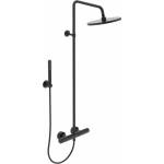 Ideal Standard Душ колона с термостатичен смесител, матово черно Ideal Standard IdealRain Ceratherm T25 душ шлаух 175 см (BC748XG)