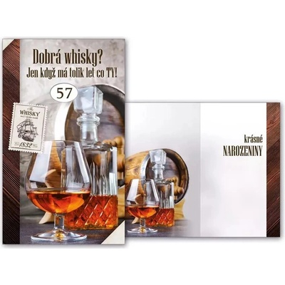 Přání k narozeninám otočné mix whisky