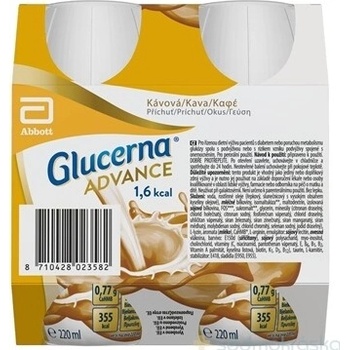 Glucerna ADVANCE 1,6 kcal kávová príchuť 24 x 220 ml