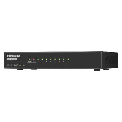 QSW-1108-8T-R2 мрежов суич Неуправляем 2.5G Ethernet (100/1000/2500) Настолен Черен (QSW-1108-8T-R2)
