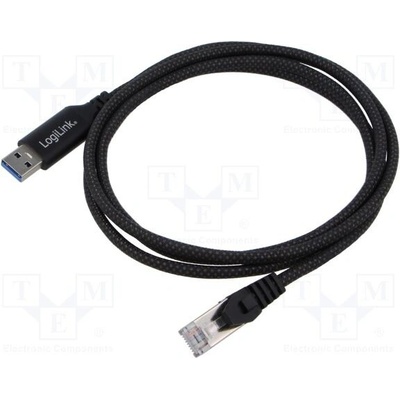 Logilink CU0401 USB 3.0 RJ45 vidlice USB A vidlice niklovaný 1,5m