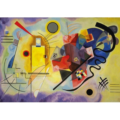 KS Games Kandinsky Žlutá Červená Modrá 1500 dílků