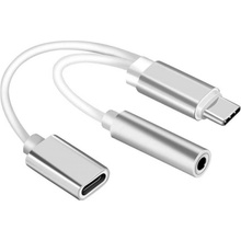 Kaxl AK291B USB adaptér USB-C, jack 3,5mm, 13cm