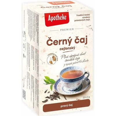 Apotheke Černý čaj cejlonský 20 x 2 g