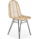 Halmar K337 čierna / rattan