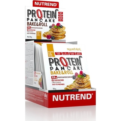 Nutrend Protein Pancake, неовкусена, 10 сашета, Nutrend